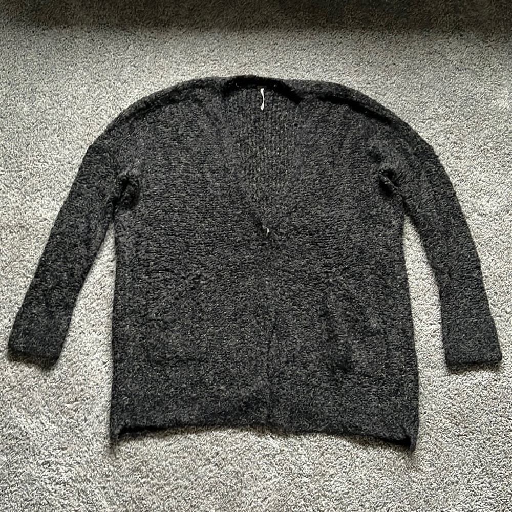 Free People Long Oversized Cardigan